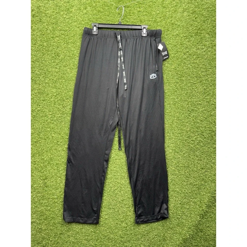 TAPOUT Sweatpants Mens Medium Sleepwear Lounge Pull On Casual Black y2k NWT